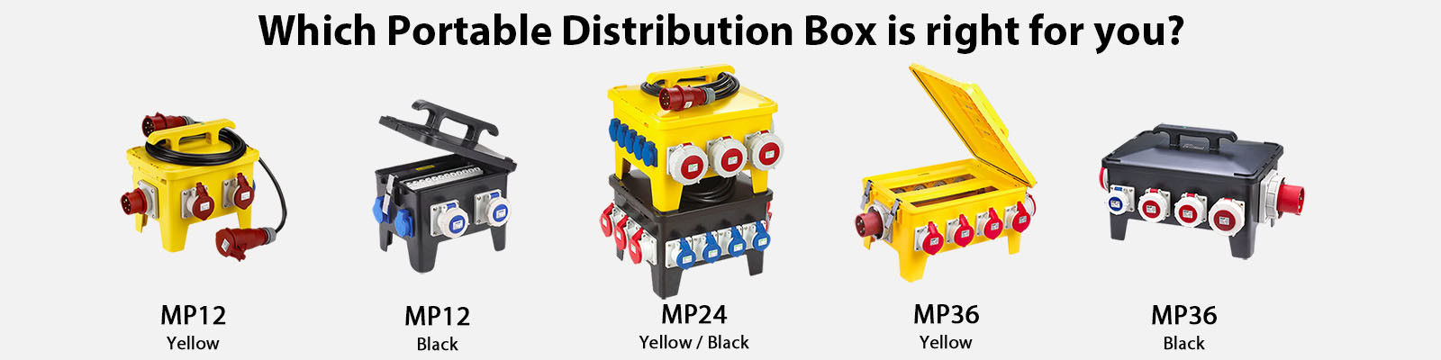 Caja de distribución portátil